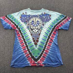 1995 Liquid Blue Vintage Grateful Dead New Years Eve T-Shirt XL Tie-Dye Faded